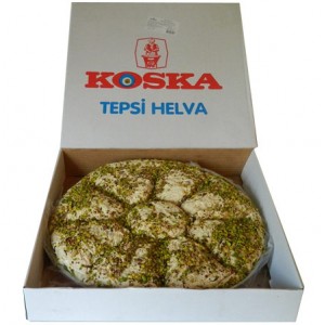 Koska 9 kg Tepsi Fıstıklı Helva Koska 9 kg Tepsi Fıstıklı Helva